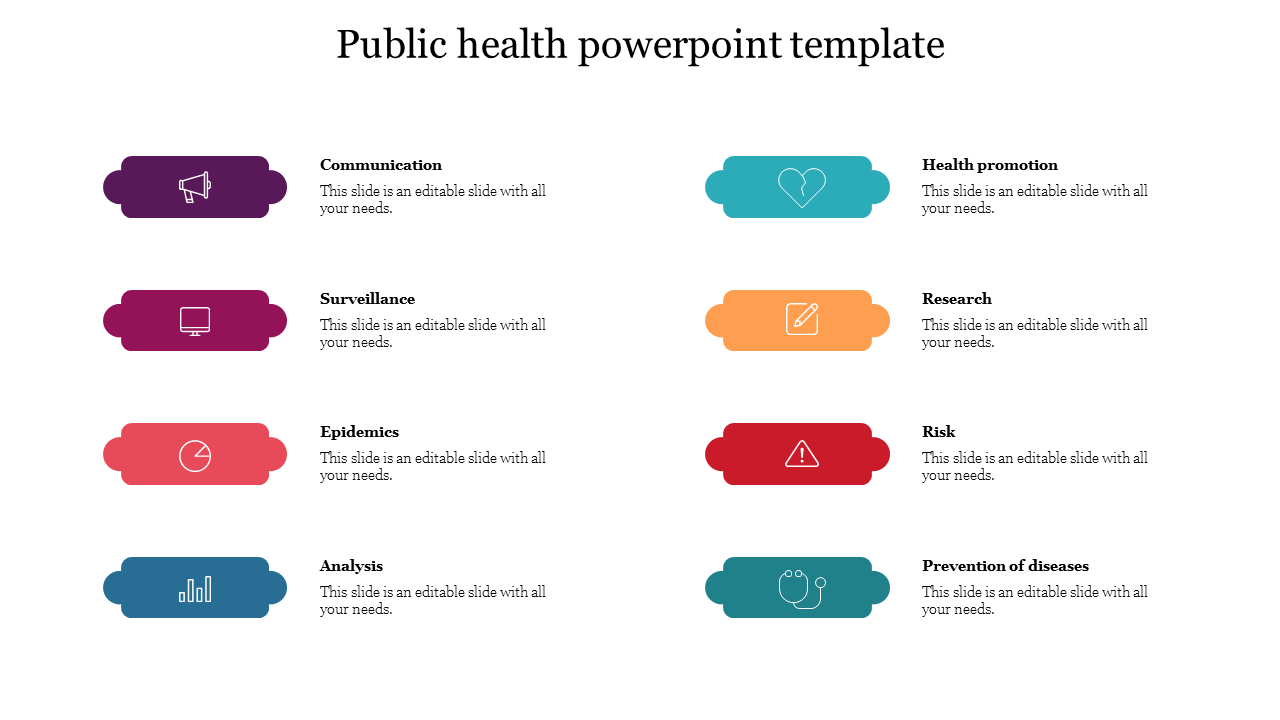Innovative Public health powerpoint template
